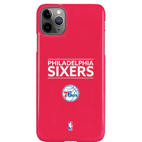 NBA Philadelphia 76ers Standard - Red iPhone 11 Pro Max Lite Case