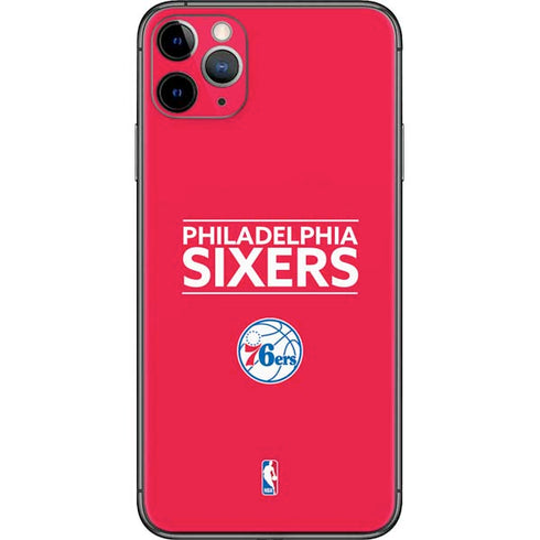 NBA Philadelphia 76ers Standard - Red iPhone 11 Pro Max Skin