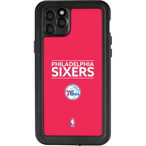 NBA Philadelphia 76ers Standard - Red iPhone 11 Pro Max Waterproof Case
