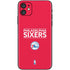 NBA Philadelphia 76ers Standard - Red iPhone 11 Skin