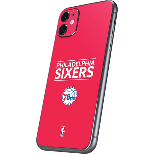 NBA Philadelphia 76ers Standard - Red iPhone 11 Skin