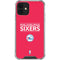 NBA Philadelphia 76ers Standard - Red iPhone 12 Clear Case