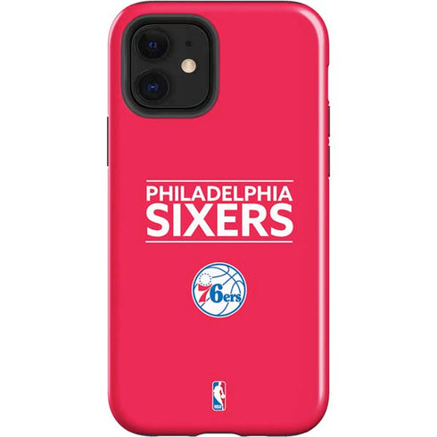 NBA Philadelphia 76ers Standard - Red iPhone 12 Impact Case