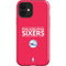 NBA Philadelphia 76ers Standard - Red iPhone 12 Impact Case