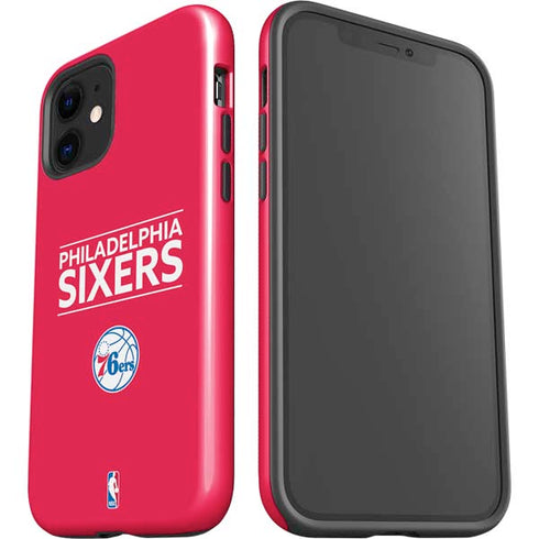 NBA Philadelphia 76ers Standard - Red iPhone 12 Impact Case