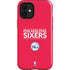 NBA Philadelphia 76ers Standard - Red iPhone 12 Mini Impact Case