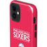 NBA Philadelphia 76ers Standard - Red iPhone 12 Mini Impact Case