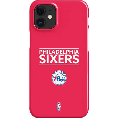 NBA Philadelphia 76ers Standard - Red iPhone 12 Mini Lite Case
