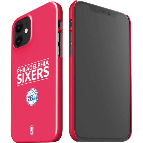 NBA Philadelphia 76ers Standard - Red iPhone 12 Mini Lite Case