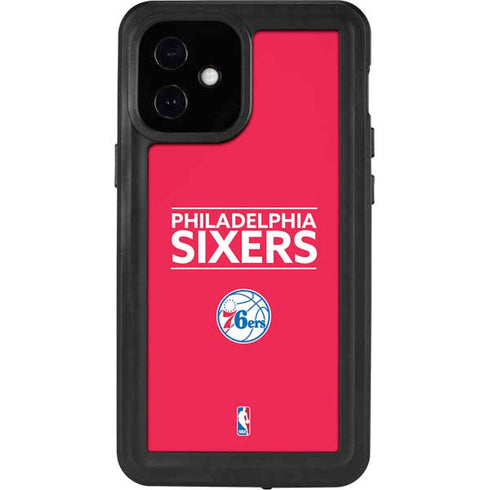 NBA Philadelphia 76ers Standard - Red iPhone 12 Mini Waterproof Case