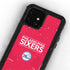 NBA Philadelphia 76ers Standard - Red iPhone 12 Mini Waterproof Case