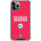 NBA Philadelphia 76ers Standard - Red iPhone 12 Pro Clear Case