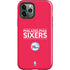NBA Philadelphia 76ers Standard - Red iPhone 12 Pro Impact Case