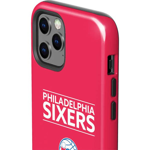 NBA Philadelphia 76ers Standard - Red iPhone 12 Pro Impact Case