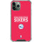 NBA Philadelphia 76ers Standard - Red iPhone 12 Pro Max Clear Case