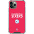 NBA Philadelphia 76ers Standard - Red iPhone 12 Pro Max Clear Case
