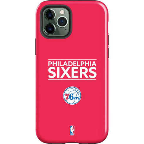 NBA Philadelphia 76ers Standard - Red iPhone 12 Pro Max Impact Case
