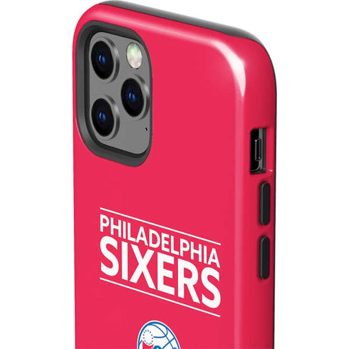NBA Philadelphia 76ers Standard - Red iPhone 12 Pro Max Impact Case