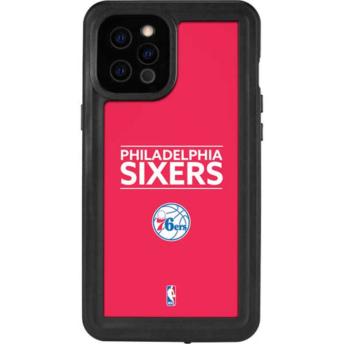 NBA Philadelphia 76ers Standard - Red iPhone 12 Pro Max Waterproof Case