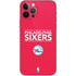 NBA Philadelphia 76ers Standard - Red iPhone 12 Pro Skin