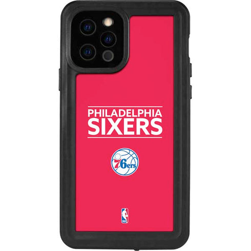 NBA Philadelphia 76ers Standard - Red iPhone 12 Pro Waterproof Case