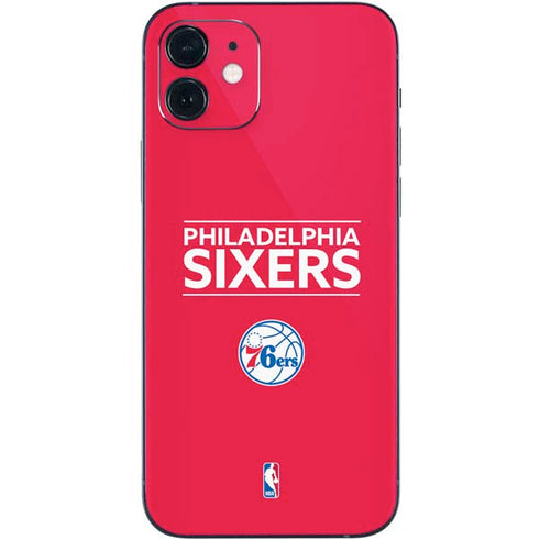 NBA Philadelphia 76ers Standard - Red iPhone 12 Skin