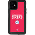 NBA Philadelphia 76ers Standard - Red iPhone 12 Waterproof Case