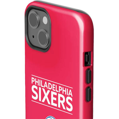 NBA Philadelphia 76ers Standard - Red iPhone 13 Impact Case