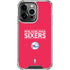 NBA Philadelphia 76ers Standard - Red iPhone 13 Pro Clear Case