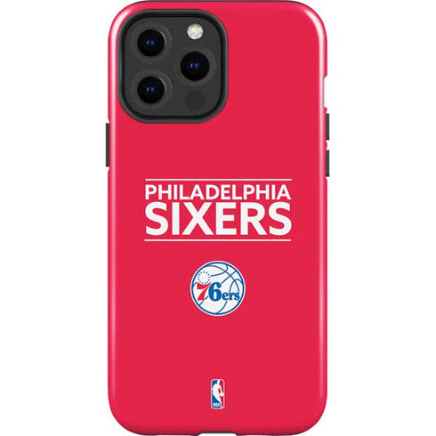 NBA Philadelphia 76ers Standard - Red iPhone 13 Pro Max Impact Case