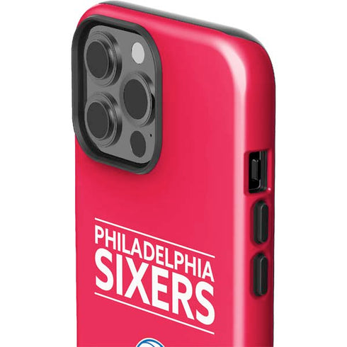 NBA Philadelphia 76ers Standard - Red iPhone 13 Pro Max Impact Case