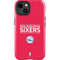 NBA Philadelphia 76ers Standard - Red iPhone 14 Plus Impact Case