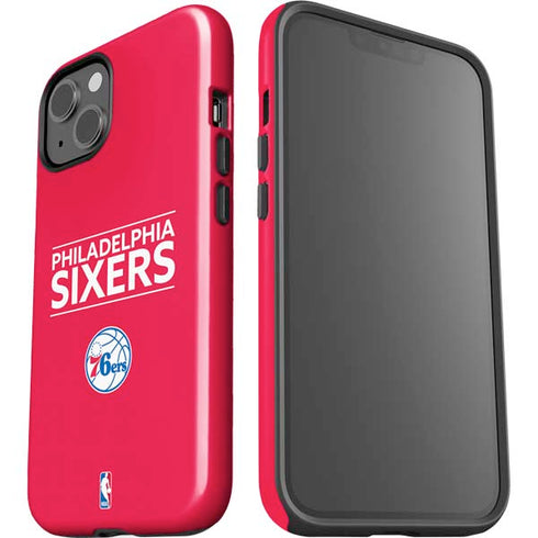 NBA Philadelphia 76ers Standard - Red iPhone 15 Plus Impact Case
