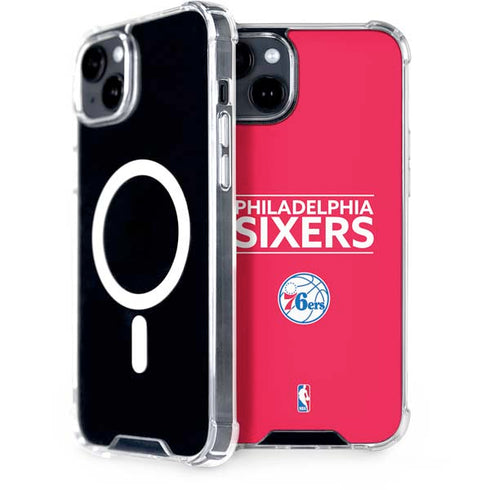 NBA Philadelphia 76ers Standard - Red iPhone 15 MagSafe Case