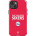 NBA Philadelphia 76ers Standard - Red iPhone 15 Impact Case