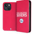 NBA Philadelphia 76ers Standard - Red iPhone 14 Plus Folio Case