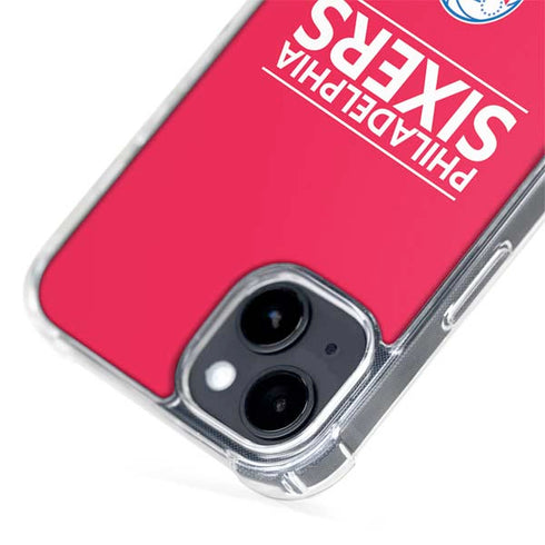 NBA Philadelphia 76ers Standard - Red iPhone 15 Plus MagSafe Case