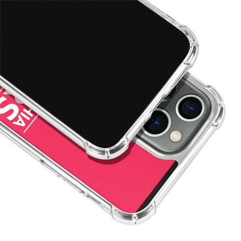 NBA Philadelphia 76ers Standard - Red iPhone 15 Pro Clear Case