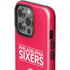 NBA Philadelphia 76ers Standard - Red iPhone 15 Pro Impact Case