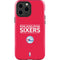 NBA Philadelphia 76ers Standard - Red iPhone 14 Pro Max Impact Case