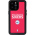 NBA Philadelphia 76ers Standard - Red iPhone 14 Pro Max Waterproof Case