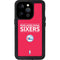 NBA Philadelphia 76ers Standard - Red iPhone 14 Pro Waterproof Case
