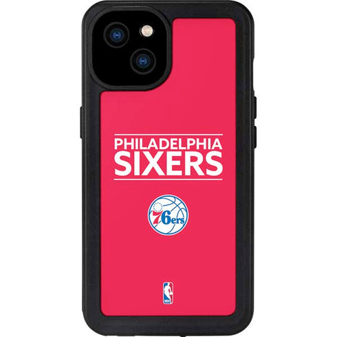 NBA Philadelphia 76ers Standard - Red iPhone 15 Plus Waterproof Case