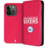 NBA Philadelphia 76ers Standard - Red iPhone 15 Pro Folio Case