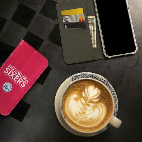 NBA Philadelphia 76ers Standard - Red iPhone 15 Pro Folio Case