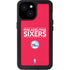 NBA Philadelphia 76ers Standard - Red iPhone 15 Waterproof Case