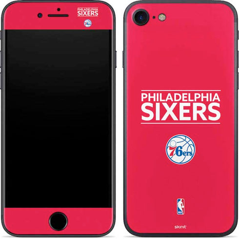 NBA Philadelphia 76ers Standard - Red iPhone 7 Skin