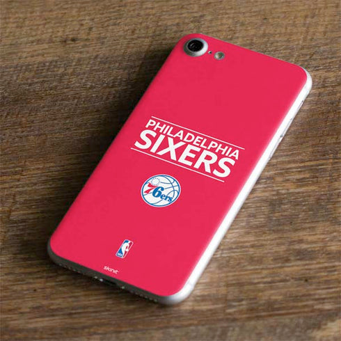 NBA Philadelphia 76ers Standard - Red iPhone 7 Skin