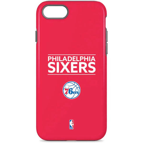 NBA Philadelphia 76ers Standard - Red iPhone 8 Pro Case