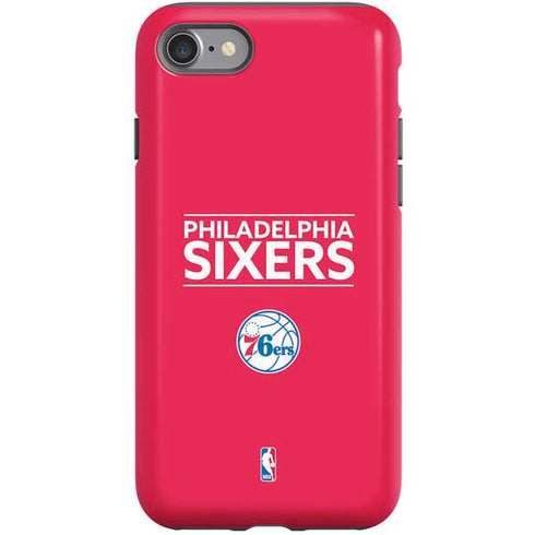 NBA Philadelphia 76ers Standard - Red iPhone SE (2nd & 3rd Gen) Pro Case